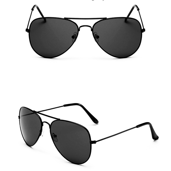 🖤Black Aviator Sunglasses NEW - Picture 3 of 6